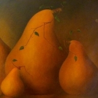 Pear Family with Leaves
